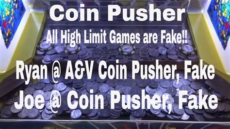 a&v coin pusher real or fake